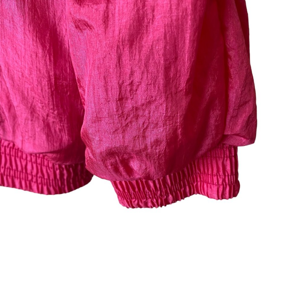 Vintage Y2K Color blocking Granny Track Jacket Nylon Windbreaker 90's Jacket - Picture 12 of 16